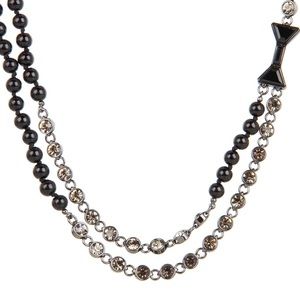 Marc Jacobs Black Bow Necklace!